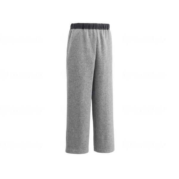 婦人おしりスルッとニットパンツ ライトグレー L ケアファッション 89575-12 メーカー直送
