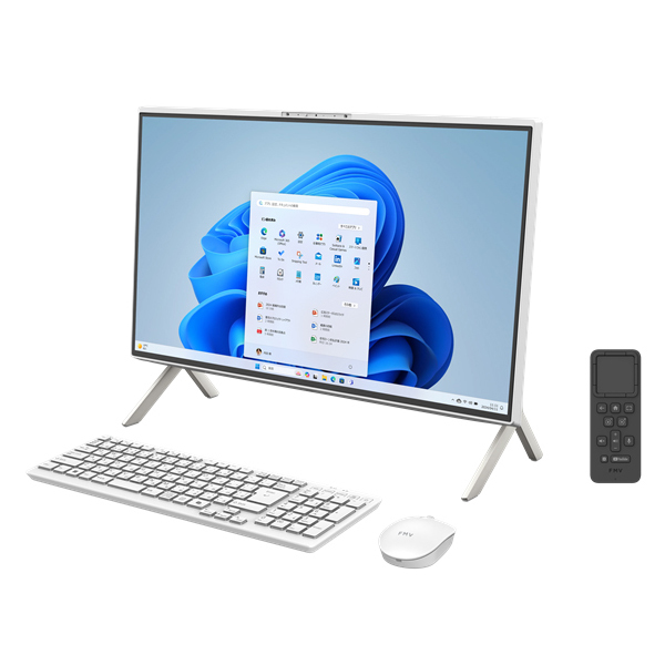FMVF55K1WA 富士通 FMV F55-K1 ホワイト Core i5-1235U 16GB SSD512GB DVDスーパーマルチ Win11Home64 Office 23.8型 デスクトップPC