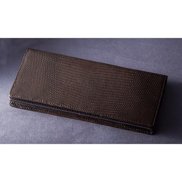 リザード長財布 ブラウン S-NOM15397BRN