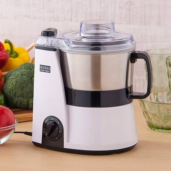 山本電気 マルチフードプロセッサー MB-MM56W ホワイト 道場六三郎監修 コンパクト 静か みじん切り 時短 日本製 1台8役