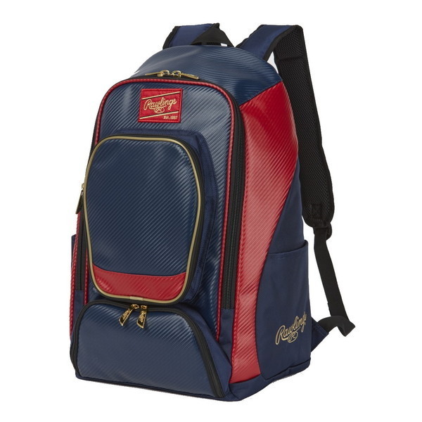 ローリングス 野球 バッグ チームバックパック ネイビー/レッド EBP13S10-N/RD N/RD Rawlings