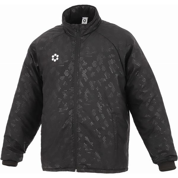 スフィーダ フットサルウエア SA-24852 BLK BP パデッドフルジップジャケット M SFIDA ブラック