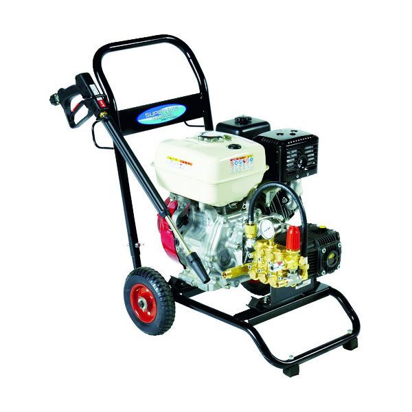 SEC15202N スーパー工業 [エンジン式高圧洗浄機 SEC-1520-2N コンパクト&カートタイプ] メーカー直送