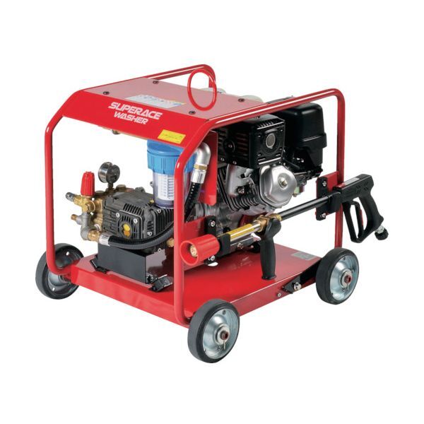 SER16165 スーパー工業 [エンジン式高圧洗浄機 SER-1616-5 フルフレームタイプ] メーカー直送
