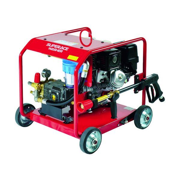 SER30105 スーパー工業 [エンジン式高圧洗浄機 SER-3010-5 フルフレームタイプ] メーカー直送