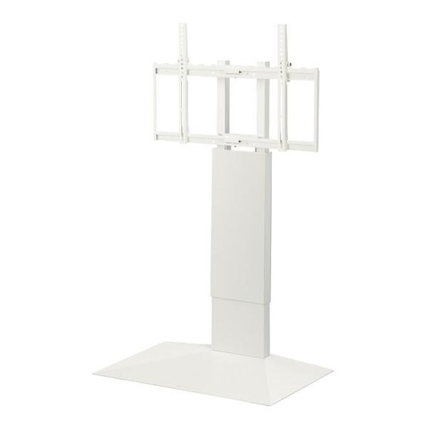 テレビスタンド WALL V3 ロータイプ サテンホワイト 80V型対応 首振り機能付き壁寄せスタンド WALL ウォール V3ロータイプ