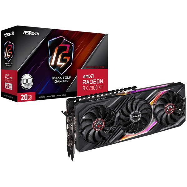 RX7900XT PG 20GO Radeon RX 7900 XT Phantom Gaming 20GB OC ASRock [グラフィックボード]の通販は