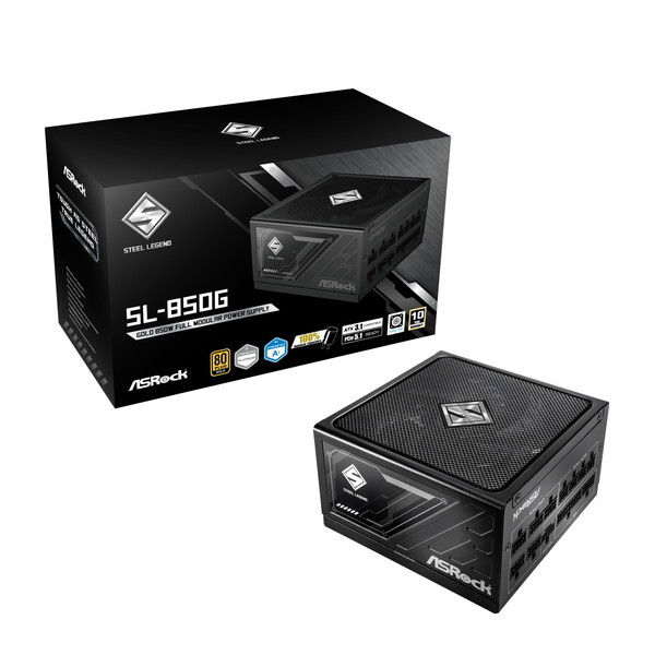 SL-850G ASRock ブラック Steel Legend [電源ユニット (850W)] 【公式