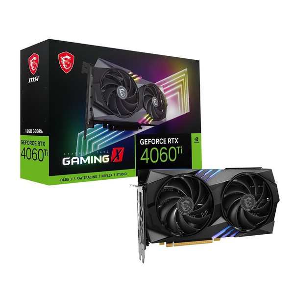 GeForce RTX4060Ti GAMING X 16G MSI [グラフィックボード (GDDR6 16GB