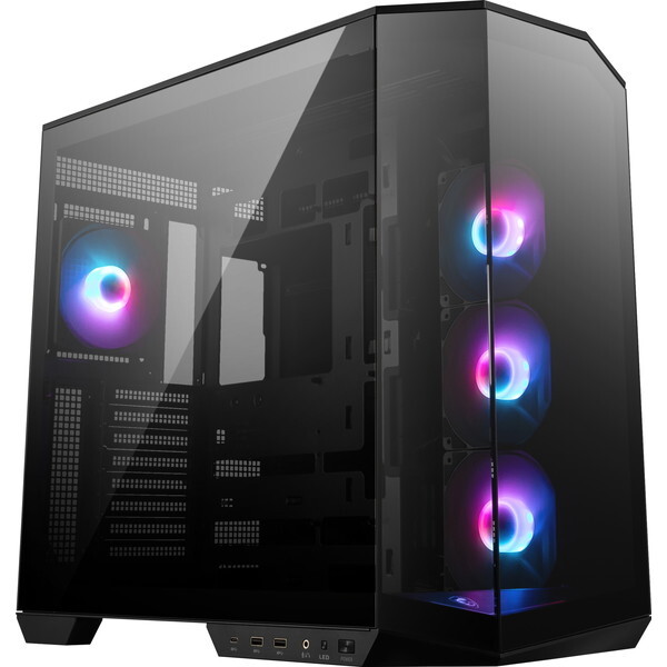 MAG PANO 100R PZ MSI ブラック [ミドルタワー型PCケース] PCケース