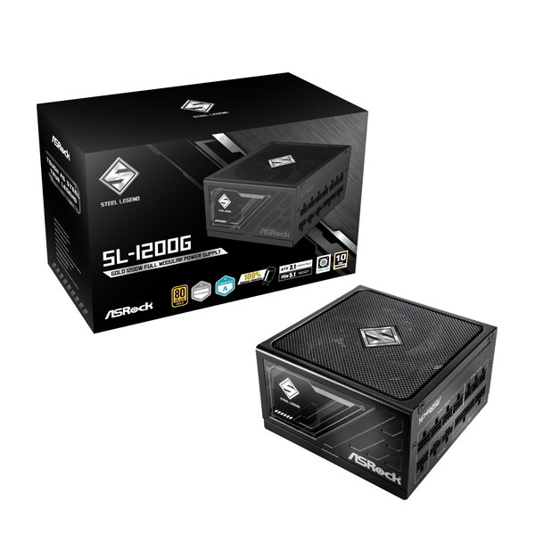 SL-1200G ASRock ブラック Steel Legend [電源ユニット 1200w] メーカー直送