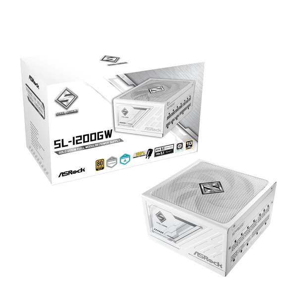 SL-1200GW ASRock ホワイト Steel Legend [電源ユニット 1200w] メーカー直送