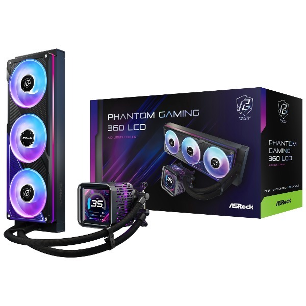 Phantom Gaming 360 LCD ASRock [水冷CPUクーラー] メーカー直送 24,775円