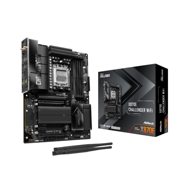 X870E Challenger WiFi ASRock ブラック [ATXマザーボード] メーカー直送