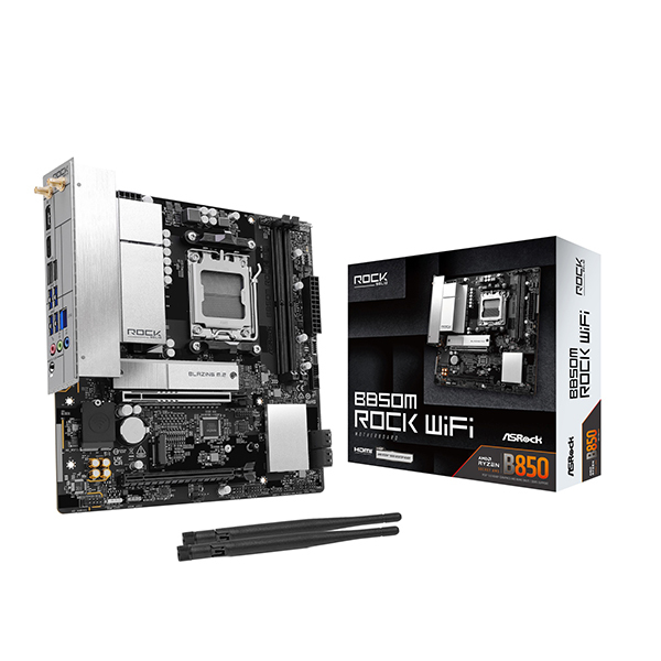 B850M Rock WiFi ASRock ブラック [マザーボード] メーカー直送