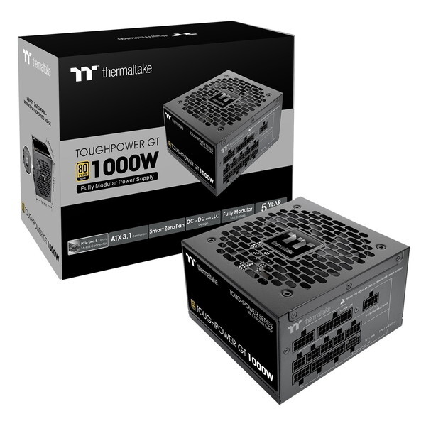 PS-TPT-1000FNFAGJ-3 Thermaltake ブラック TOUGHPOWER GT/1000W ATX 3.1 [電源ユニット (1000W)] メーカー直送