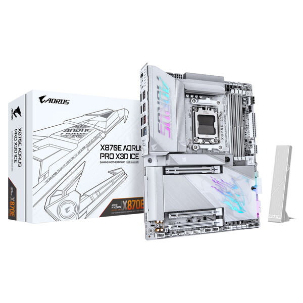 X870E A PRO X ICE GIGABYTE ホワイト AORUS [マザーボード] メーカー直送