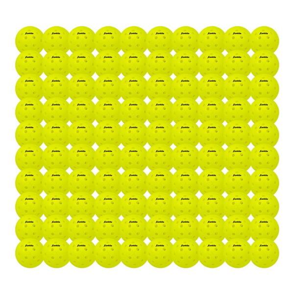 フランクリン PAD52843X X-40 Pickleball-Optic-100Pack Box イエロー Franklin