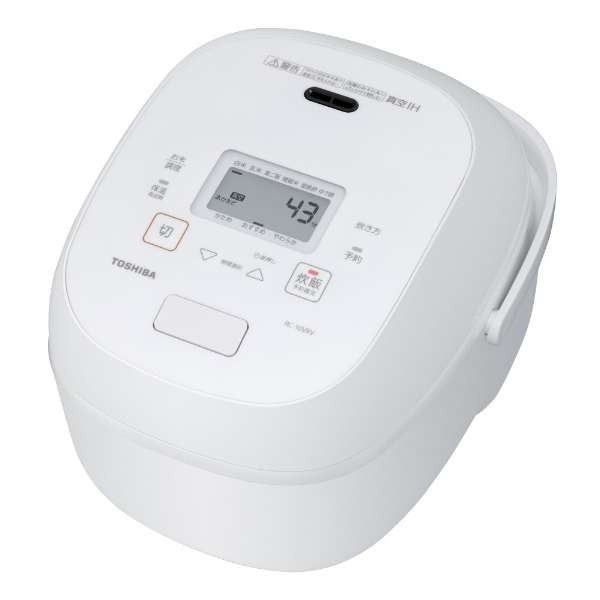 炊飯器 5.5合炊き 東芝 炎匠炊き RC-10VRV(W) グランホワイト 銅かまど丸釜 炊き分け 5通り 真空ひたし 真空保温 エコ炊飯【あす着】の通販は