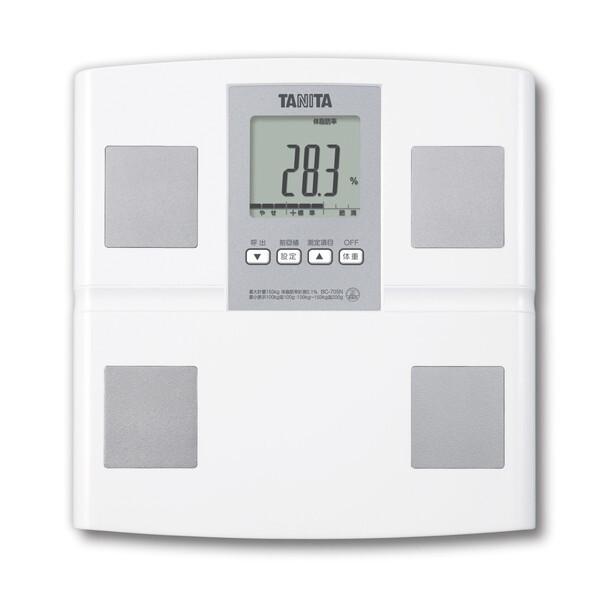 タニタ 体重計 体組成計 体脂肪計 BC-705N-WH 体脂肪率 内臓脂肪 筋肉