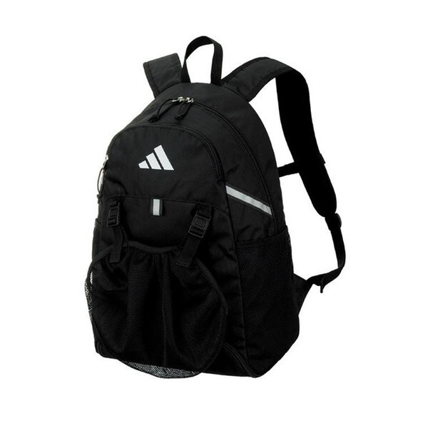アディダス ボール用デイパック 24L 黒色 (外付けネット) ADP43BK ADIDAS