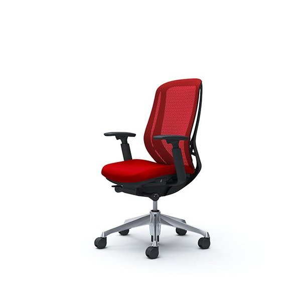 シルフィー 可動肘 背メッシュ ハイ C685BRFMP9 レッド オカムラ