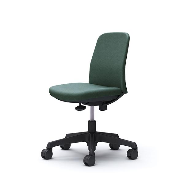 CD13AR FXW5 ダークグリーン Lives Entry Chair オカムラ [オフィスチェア 肘無し 5本脚(コンパクトタイプ) ブラックボディ]の通販は