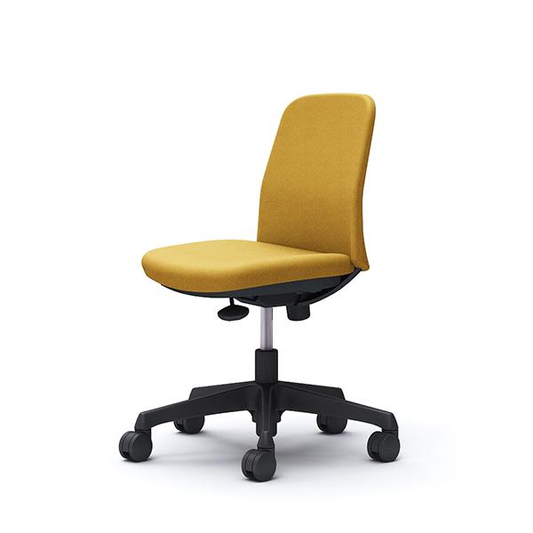 CD13AR FXW7 イエロー Lives Entry Chair オカムラ [オフィスチェア 肘無し 5本脚(コンパクトタイプ) ブラックボディ]の通販は