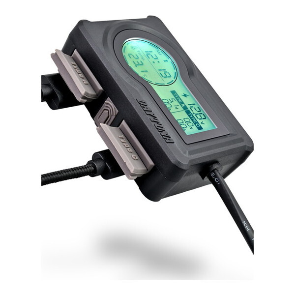 D31578 USB電源 電圧計/電波時計/気温計付き USB-A+C PD3.0対応 36W デジタル マルチメーター デイトナの通販は 8,308円