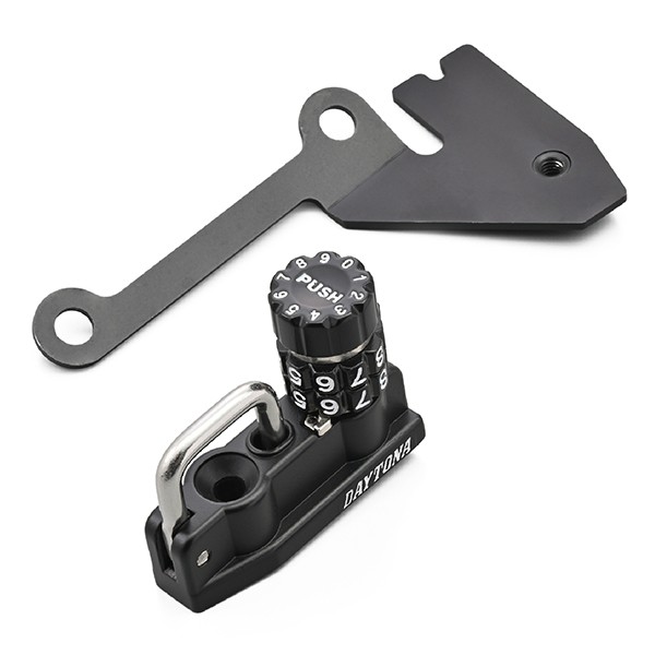 D48724 ヘルメットロック YZF-R125/R15/MT-125(23)専用 ヘルメットホルダー ダイヤルタイプ デイトナの通販は