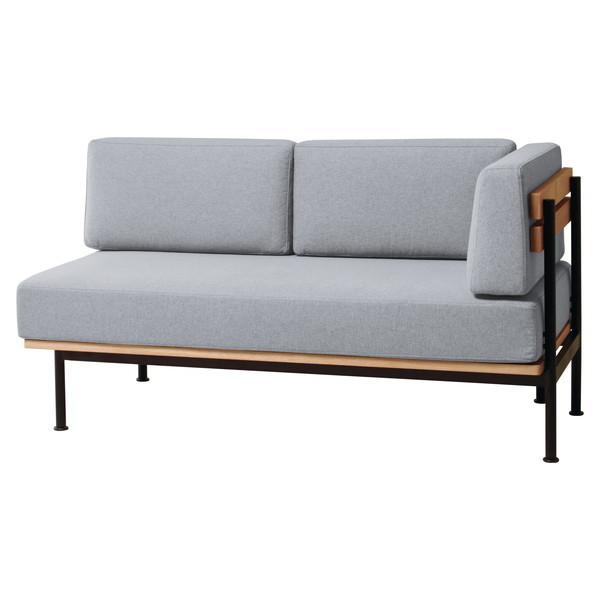 GLM-LS001FAL(LGR) グラム アームソファ(左肘) ライトグレー 弘益 メーカー直送の通販は 58,180円