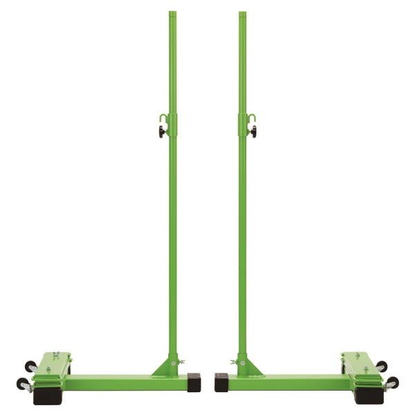 【法人限定】 EVERNEW エバニュー EKD427 バドミントン支柱移動式SS メーカー直送