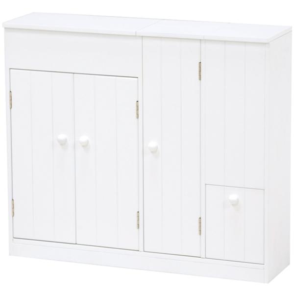 萩原 RCC-1770WH ホワイト [壁面収納ラック(幅46cm)] メーカー直送