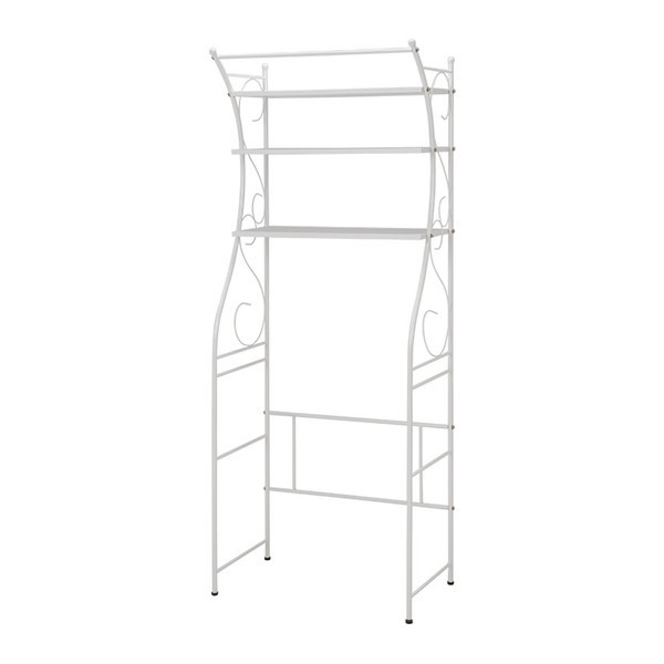 【2/23ポイントUP】RAN-2426WH ランドリーラック ホワイト 萩原 メーカー直送の通販は