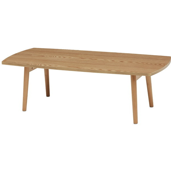 MT-6423NA ナチュラル 萩原 [折れ脚角テーブル 幅110cm] メーカー直送の通販は 7,749円