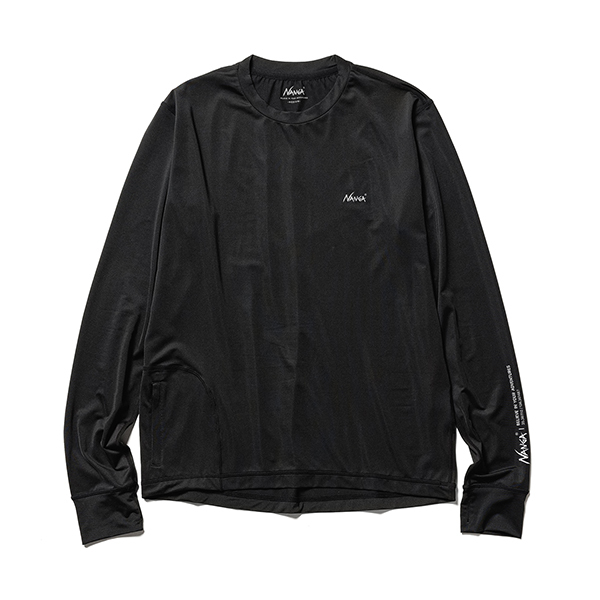ナンガ ラッシュガード LONG SLEEVE RASH GUARD BLK S サイズ N1JTBKE4 NANGAの通販は 7,524円