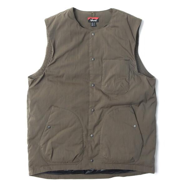 ナンガ ヒノック リップストップ インナーダウン ベスト HINOC RIPSTOP INNER DOWN VEST AMG M ND2441-1N304-A N0001918 NANGA