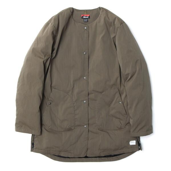 ヒノック リップストップ インナーダウン ロングカーディガン ウィメンズ HINOC RIPSTOP W AMG WL ND2442-1M302-A N0001938 NANGAの通販は