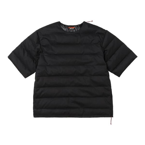 ナンガ コットンピーチダウンオーバーサイズT COTTON PEACH DOWN OVERSIZED TEE BLK M ND2441-1A501-A N0002286 NANGAの通販は