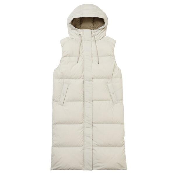 ナンガ ロングダウンベスト ウィメンズ LONG DOWN VEST PARKA W IVORY WM ND2442-1N601-B N0002336 NANGA