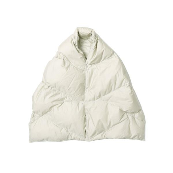 ナンガ ダウンポンチョマフラー DOWN PONCHO MUFFLER IVORY FREE NA2442-3C605-B N0002383 NANGAの通販は