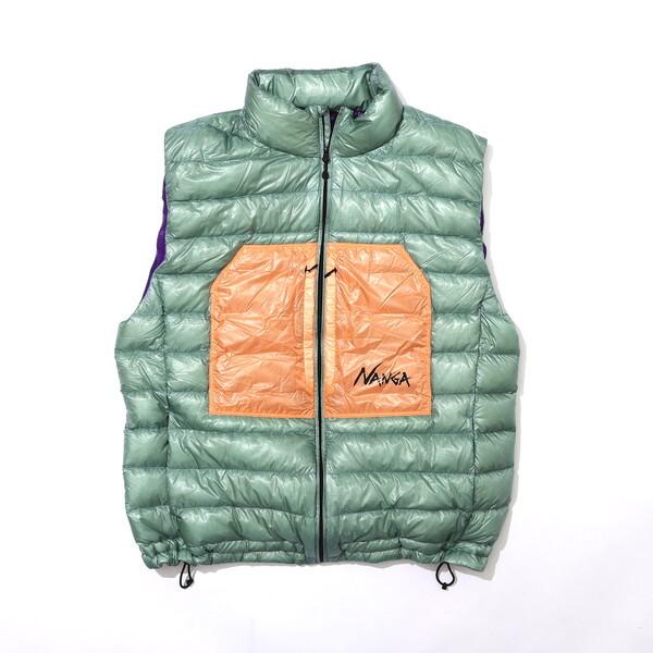 ナンガ ULTILIGHT DOWN VEST PACKABLE GRN(ALOE GREEN) N2530-0B073C N0005479 NANGA Mサイズ