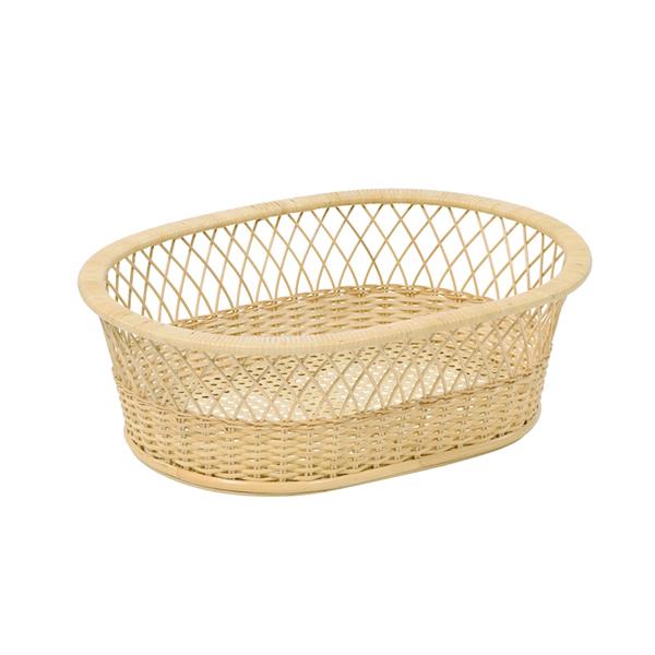 GK304N ラタン 脱衣カゴ 楕円型 ナチュラル サンフラワーラタン メーカー直送の通販は 9,000円