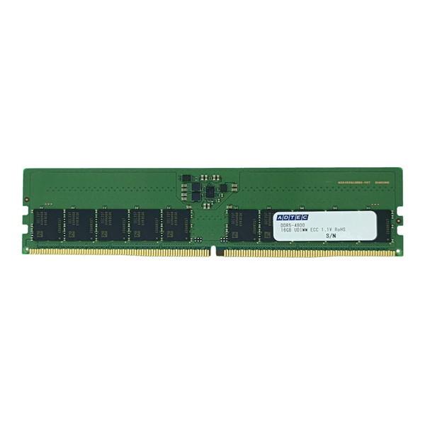 ADS4800D-E16GSB ADTEC [メモリ (DDR5-4800 UDIMM ECC 16GB 1Rx8)]