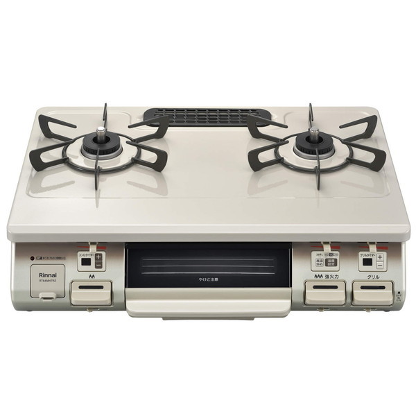ガスコンロ コンロ プロパン ガス 2口 リンナイ Rinnai RT64MH7R2-CR-LP [(右強火力・59cm)]