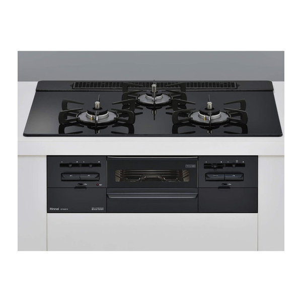 RS71W36T1RBW-LP Rinnai センス [ビルトインガスコンロ(プロパンガス用・両側強火タイプ・3口・75cm)]