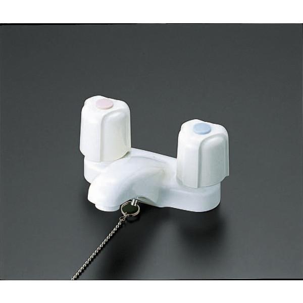 KVK KM66Z 寒 洗面2ハンドル混合栓 栓付の通販は 9,498円