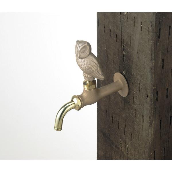 KVK K125E-JAN ガーデニング水栓 フクロウ付の通販は