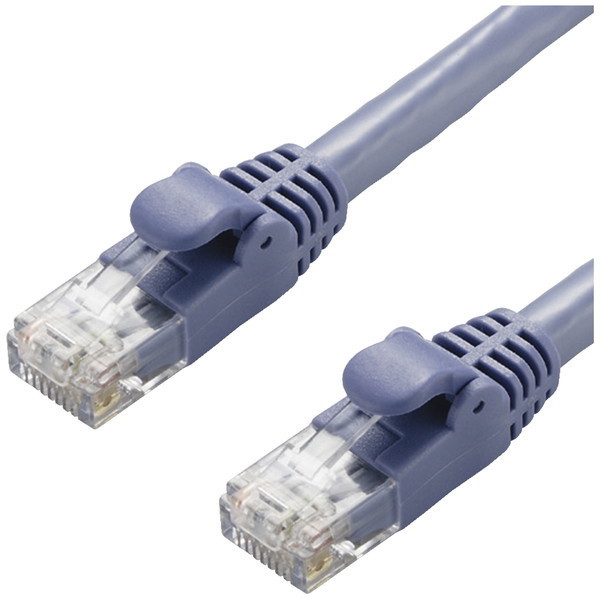 ELECOM LD-GPA/BU50 LANケーブル CAT6A スタンダード 50m ブルー