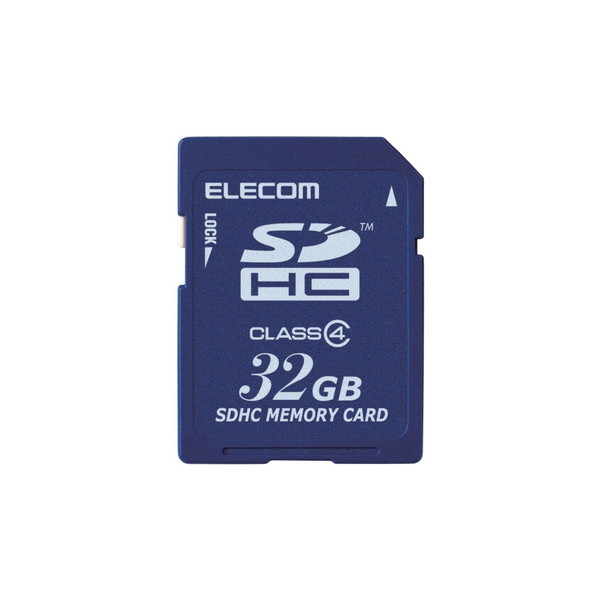 【2/23ポイントUP】MF-FSD032GC4/H SDHCカード Class4 32GB 法人専用 簡易パッケージ ELECOM メーカー直送の通販は 5,730円